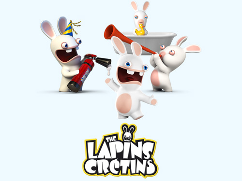 Les lapins crétins : jeux et peluches autour des lapins crétins