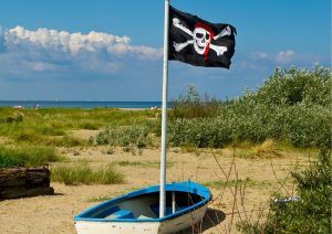 Bateau au bord de la mer