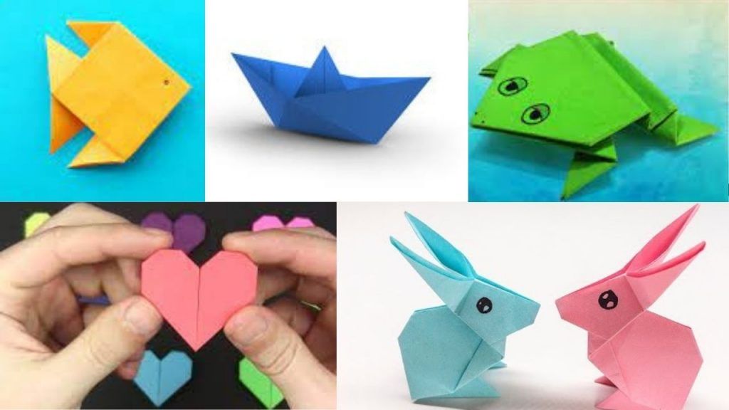Instructions pour l'origami facile pour les enfants