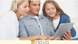 famille avec appareils reconditionnés