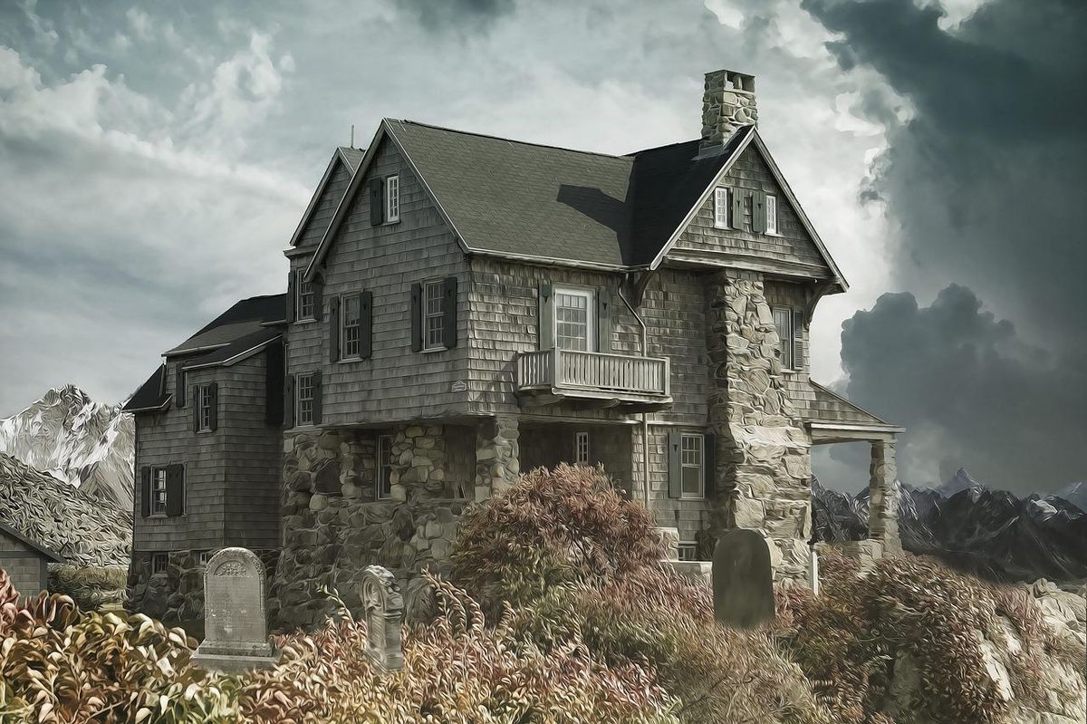 Cette maison inspirée des escape games hantés ajoute une touche mystique à Halloween.