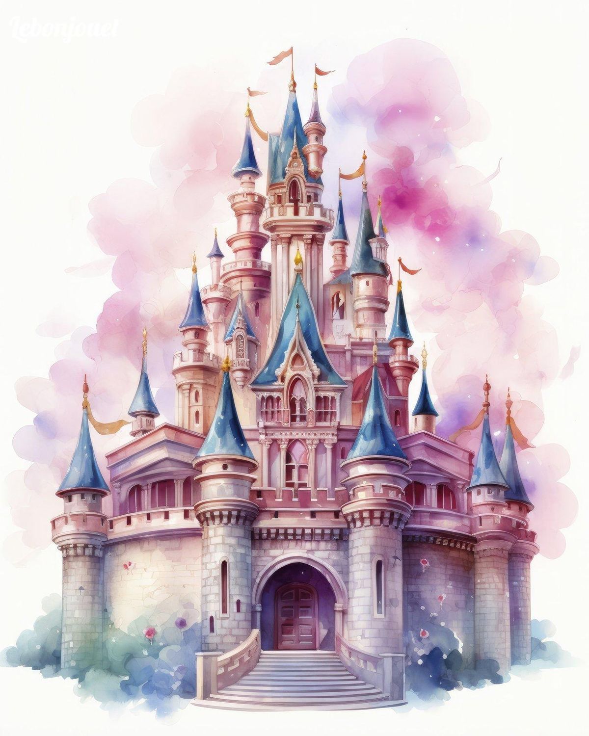 Château féérique : Le symbole d'une magie éternelle adaptée au numérique par Disney.