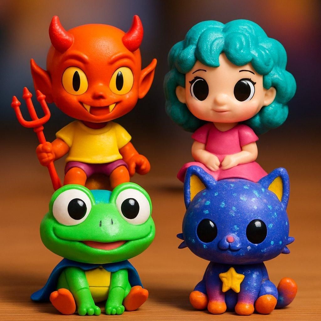 Collection de figurines Labubu colorées et personnalisées, un incontournable des collectibles pour petits et grands.
