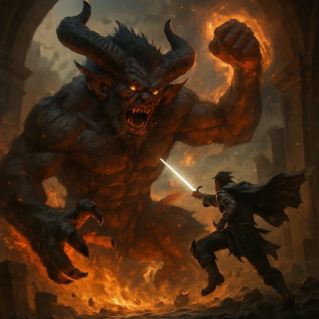 Combat dynamique contre un boss final dans Megabonk, illustrant esquives rapides et mouvements stratégiques.