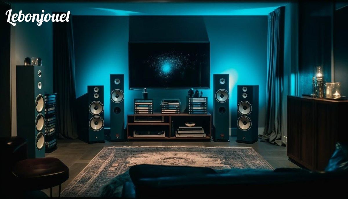 Créer une ambiance théâtrale chez vous avec une scène audio immersive et un éclairage magique.