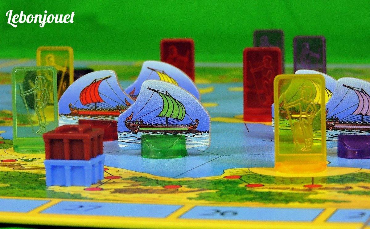 Des bateaux colorés prêts pour une aventure tactique, idéal pour les stratèges en herbe ! ⛵🎲