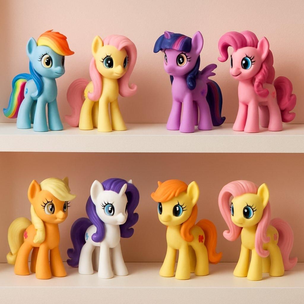 Display de jouets My Little Pony en boutique lors des offres Black Friday 2025.