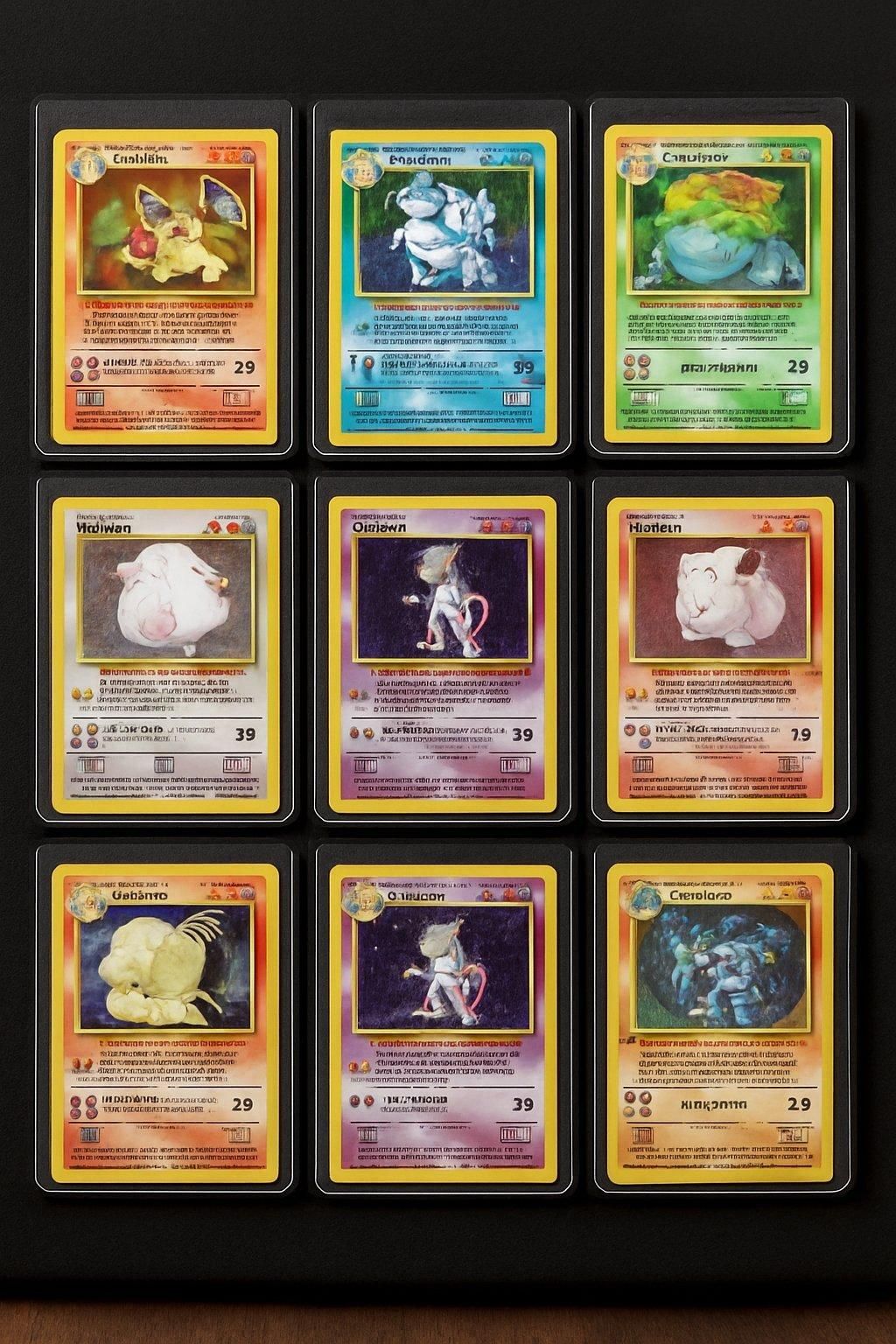 Display of Pokémon rare cards and Japanese boosters during Black Friday 2025 promotions.