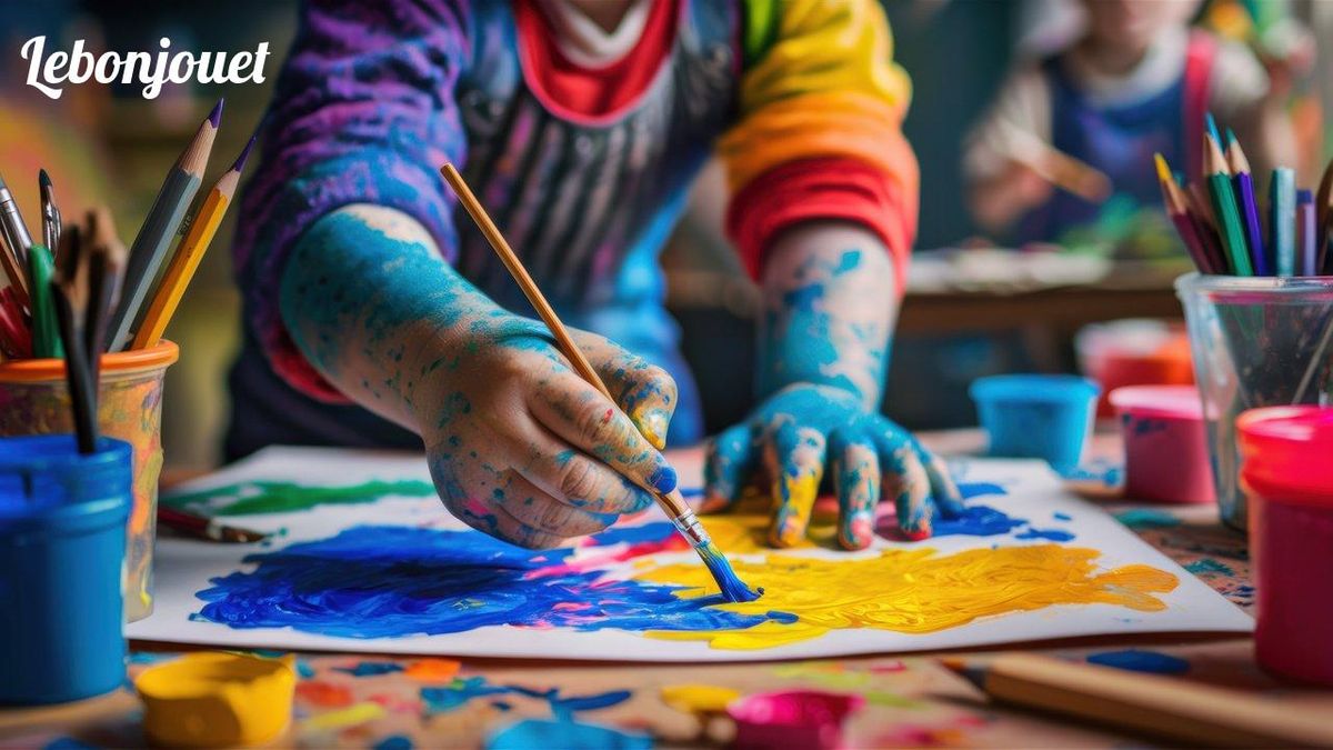 En immersion créative: l'art intuitif déploie l'imaginaire enfantin.