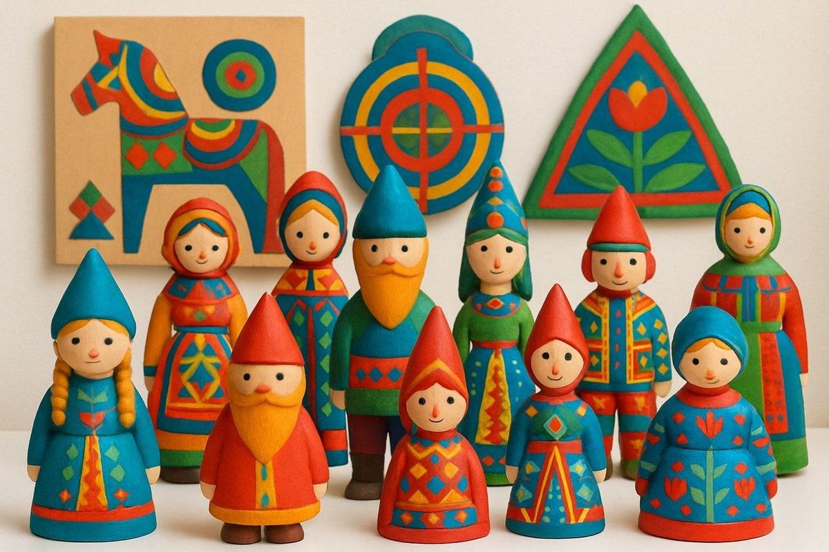 Exposition de figurines colorées nordiques Labubu, mettant en valeur leur design unique et vibrant.