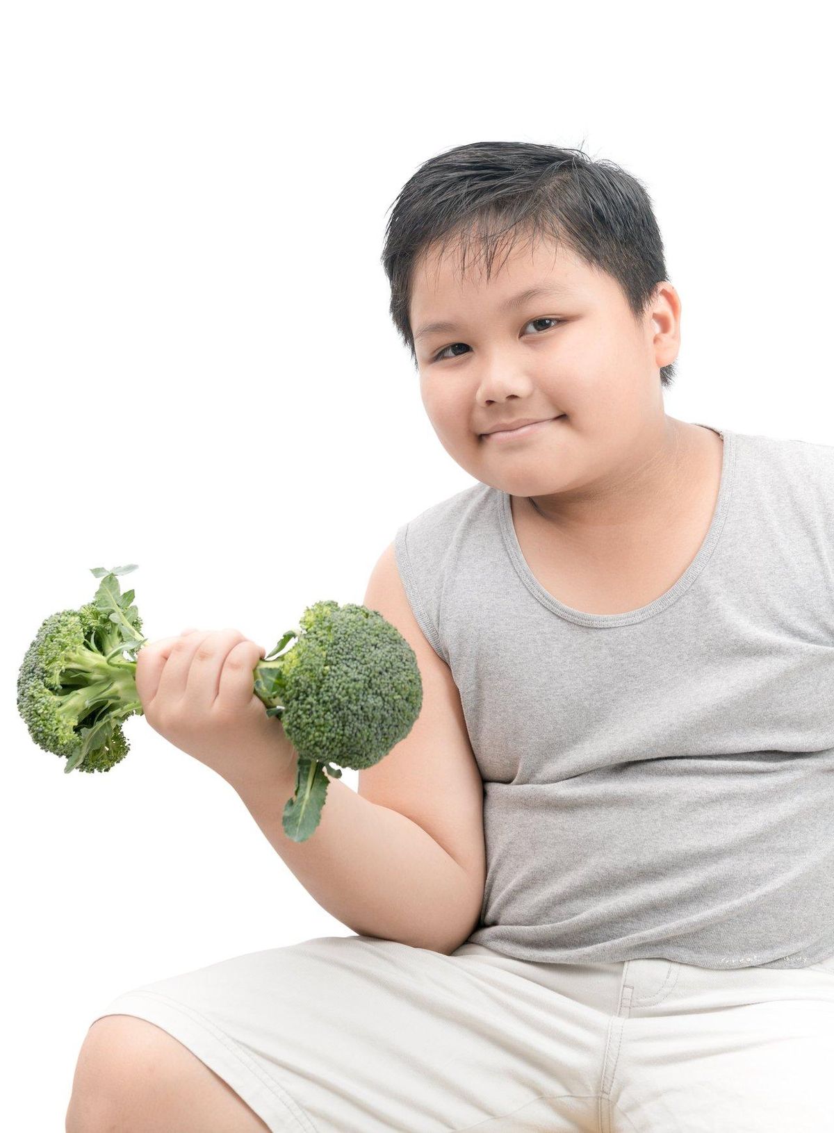 Jeune athlète en herbe : une alimentation saine nourrit la santé future. 🥦👦