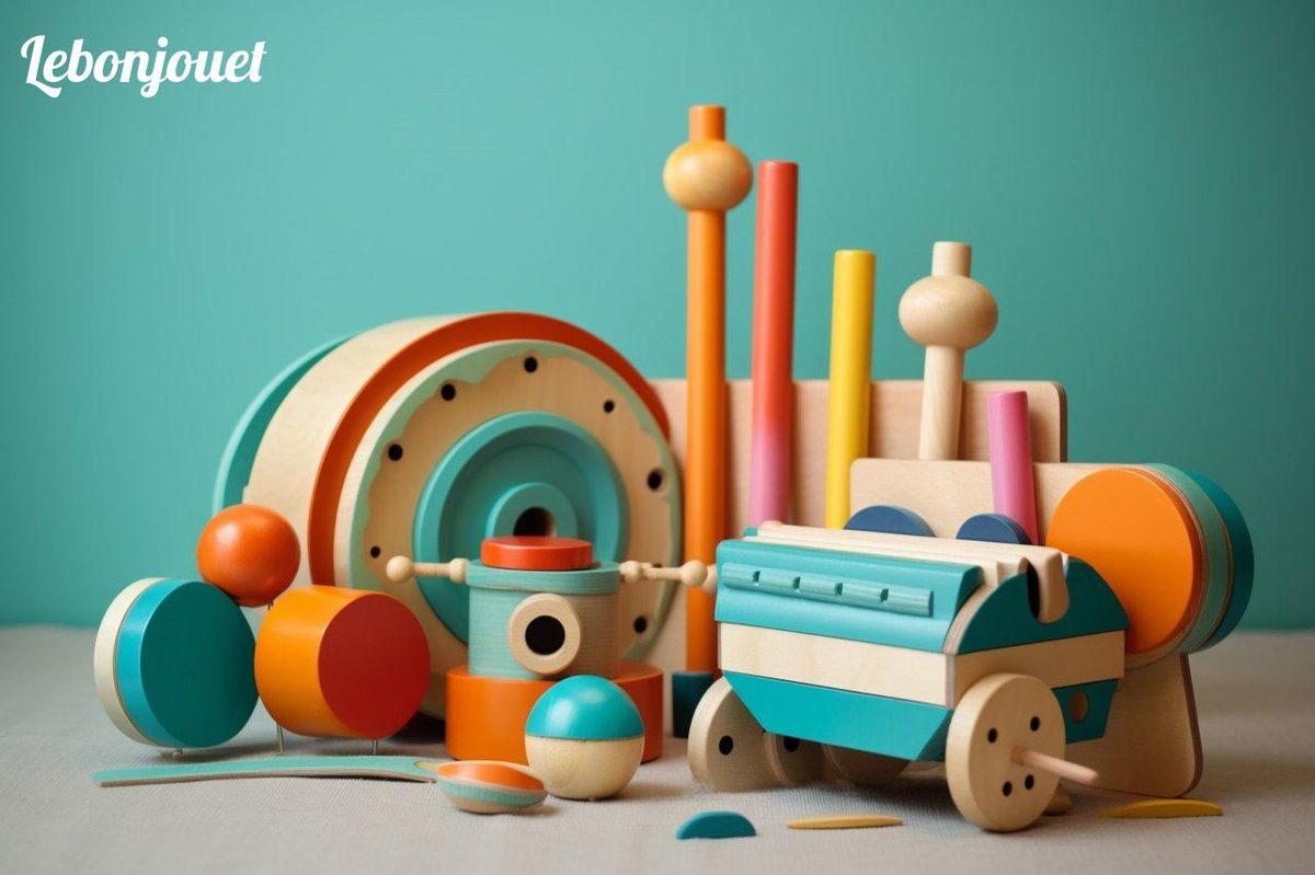 Jouets en bois vifs et colorés : l'écho moderne de l'âge d'or du XVIIIe siècle.