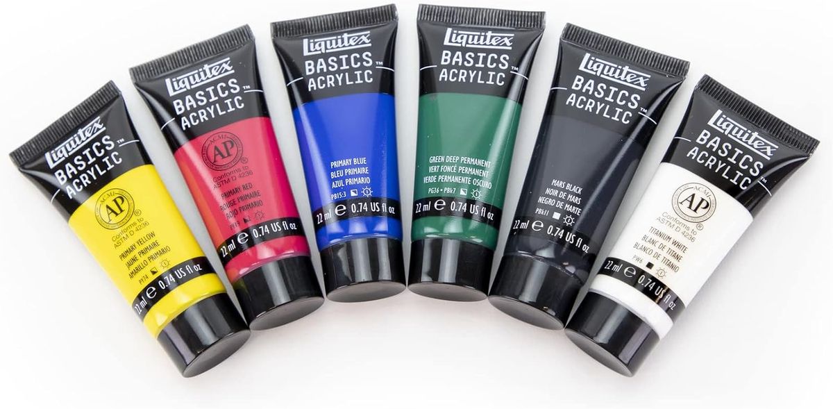 Liquitex Basics - Peintures acryliques pour retouches miniatures
