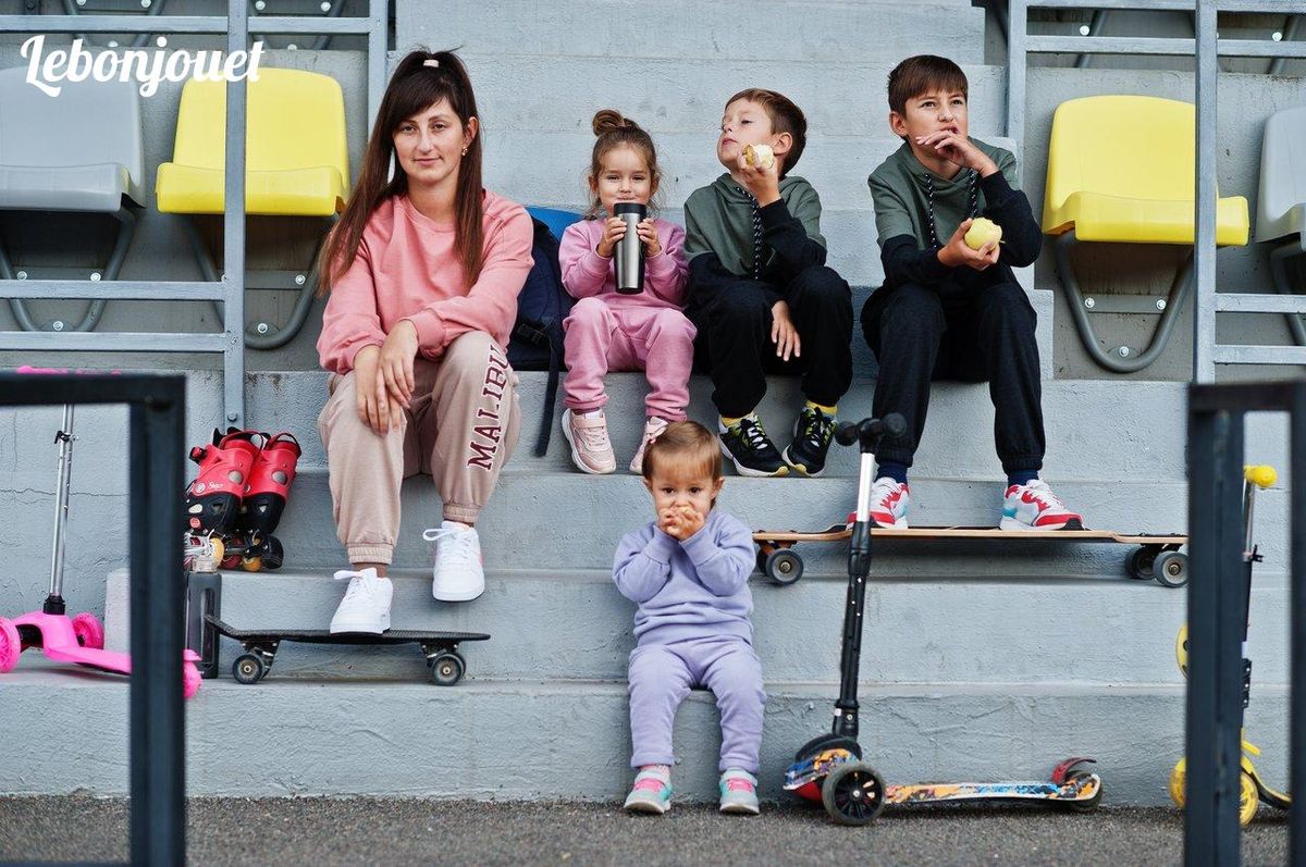 Moments de pause : partager des exploits et renforcer l'esprit d'équipe familial.