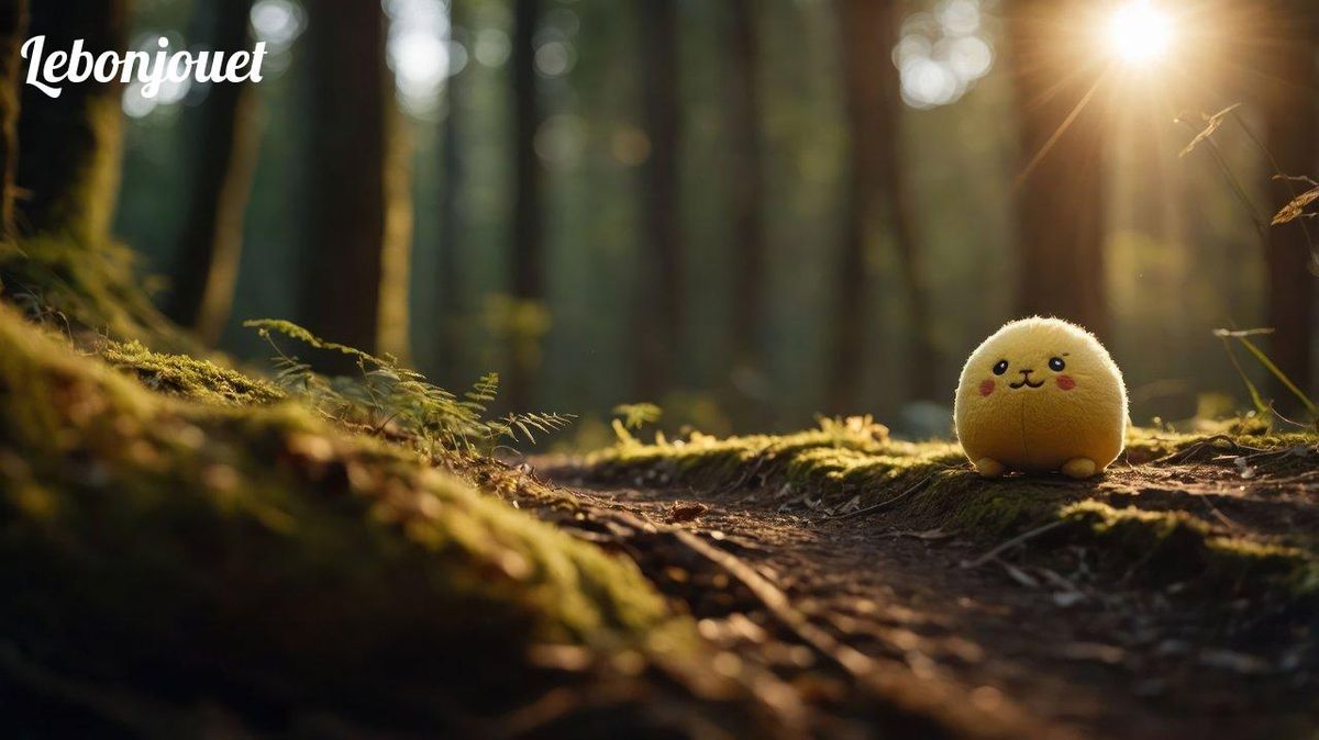 Peluche adorable sous le soleil: idéale pour un Pokémon irrésistible!