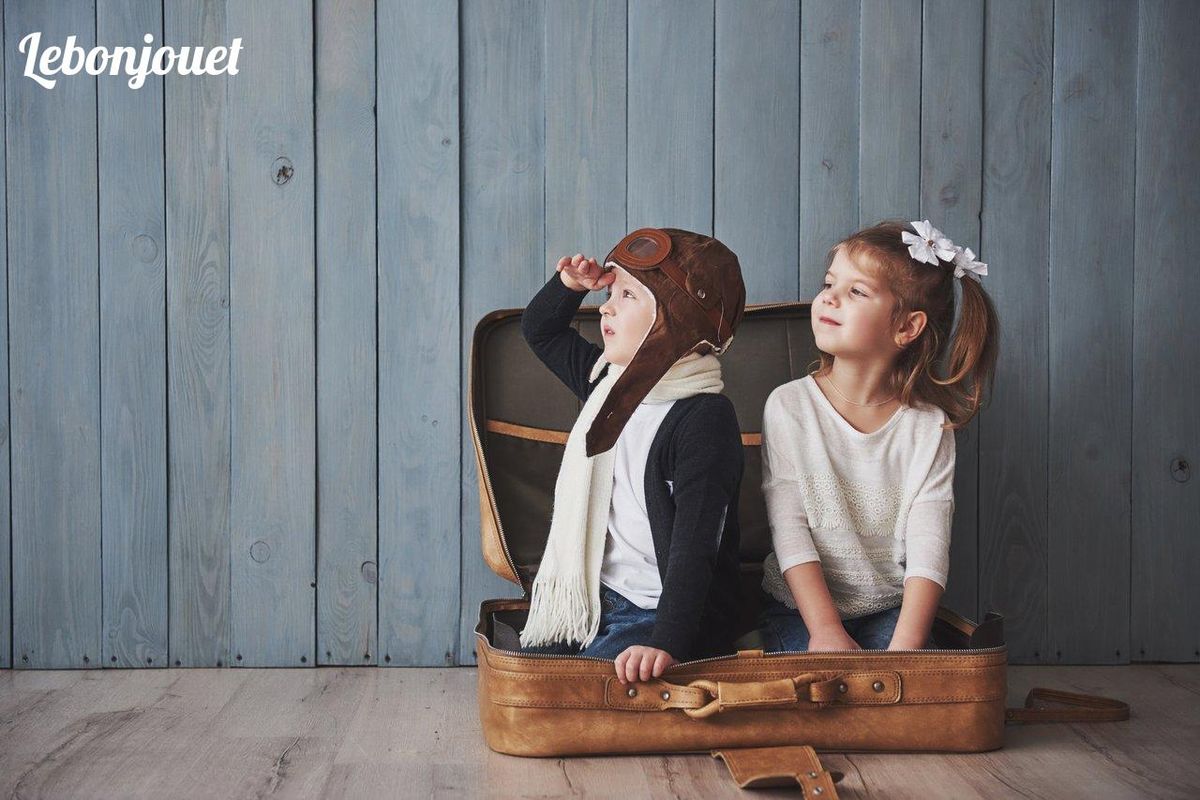 Petits explorateurs en quête d'aventures, prêts à s'envoler dans l'univers des rêves! ✈️
