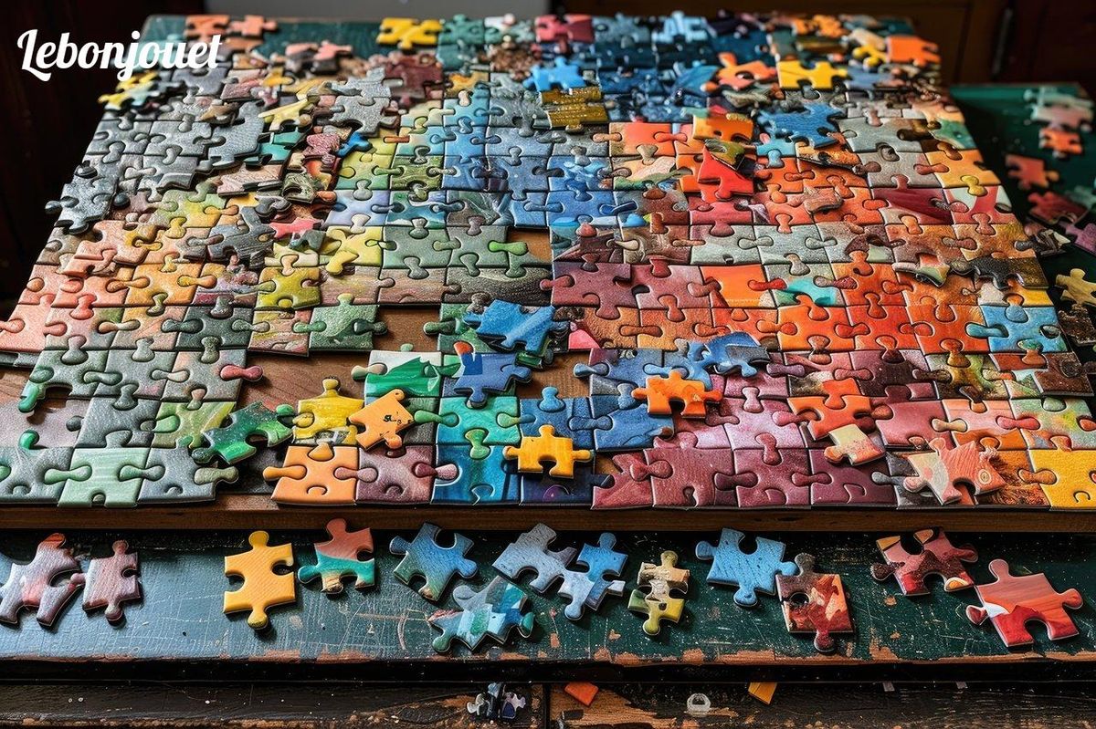 Puzzle vibrant : véritable défi pour éveiller la logique et la patience des enfants.