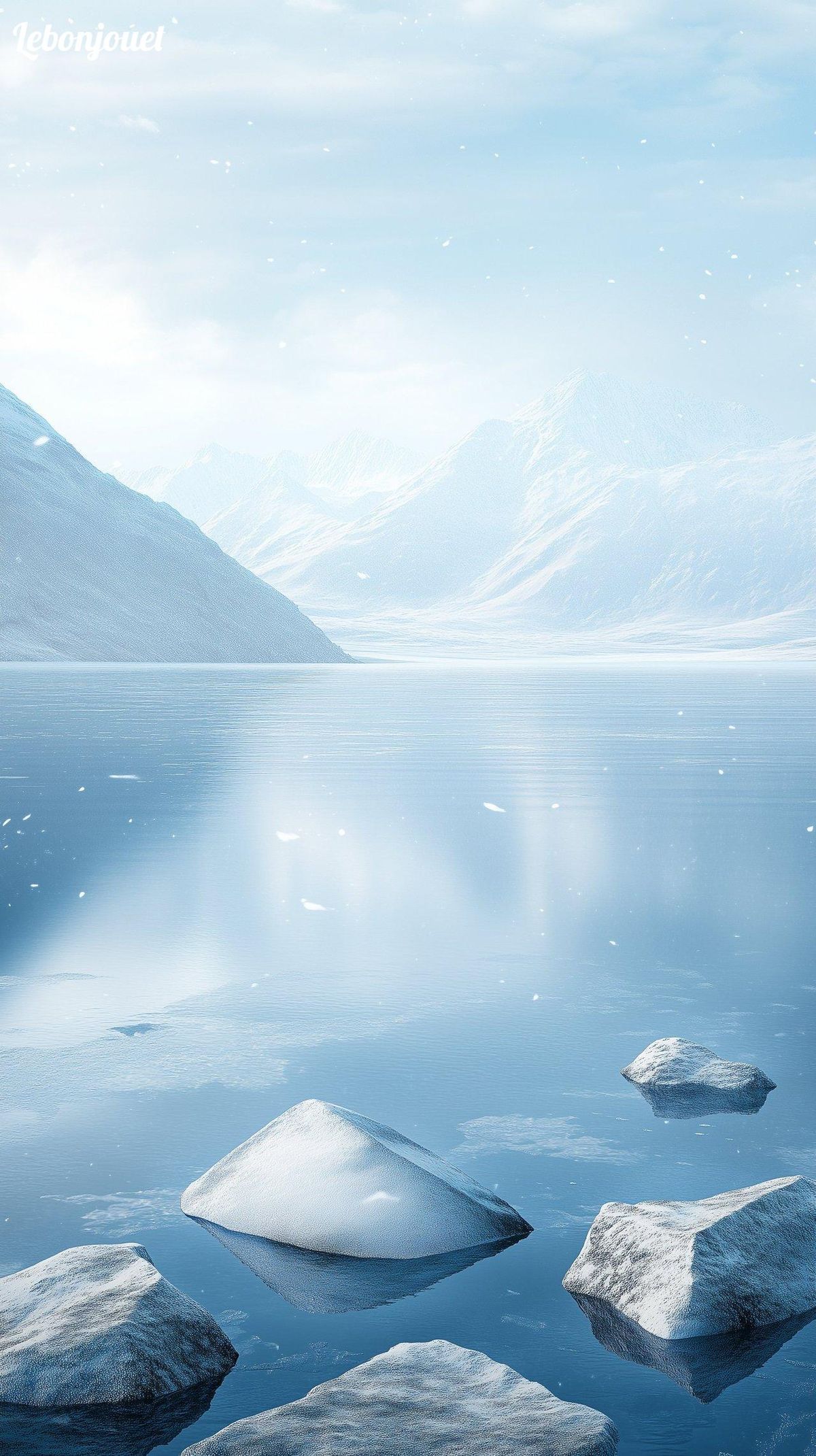 Sérénité glacée évoquant l'évolution musicale émotive de La Reine des Neiges 2.