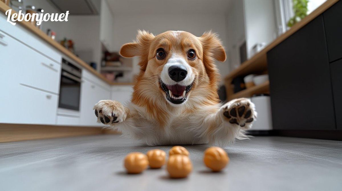 Un chiot en quête d'aventure, parfait pour une fête Pat' Patrouille amusante et animée ! 🐾