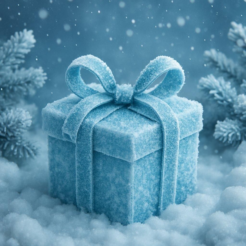 Une magnifique Frozen gift box Christmas, idéale pour un cadeau de Noël sur le thème La Reine des Neiges.