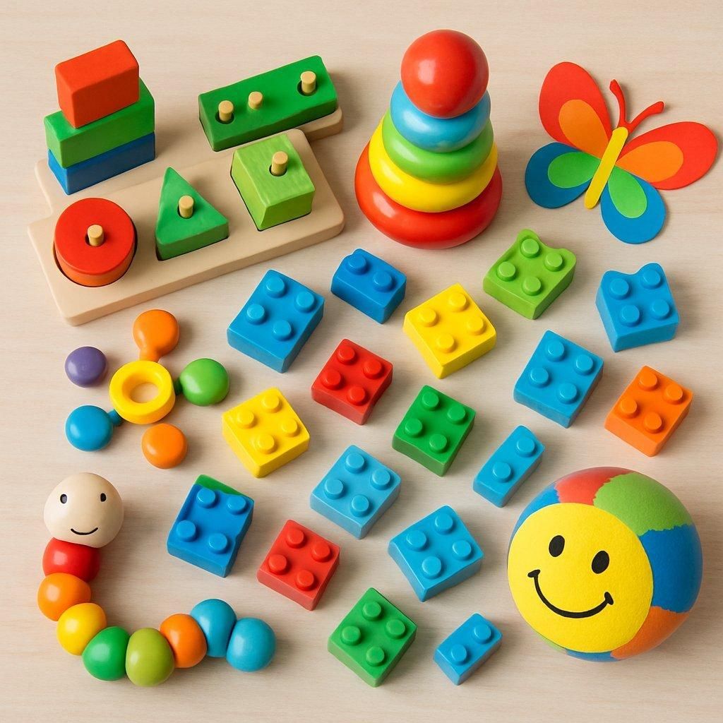 Une sélection de colorful creative toys kids pour stimuler l'imagination des petites filles de 6 ans.