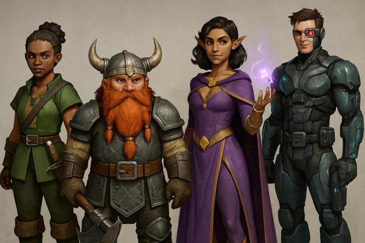 Une sélection de personnages variés illustrant la diversité des personnages dans les jeux vidéo.
