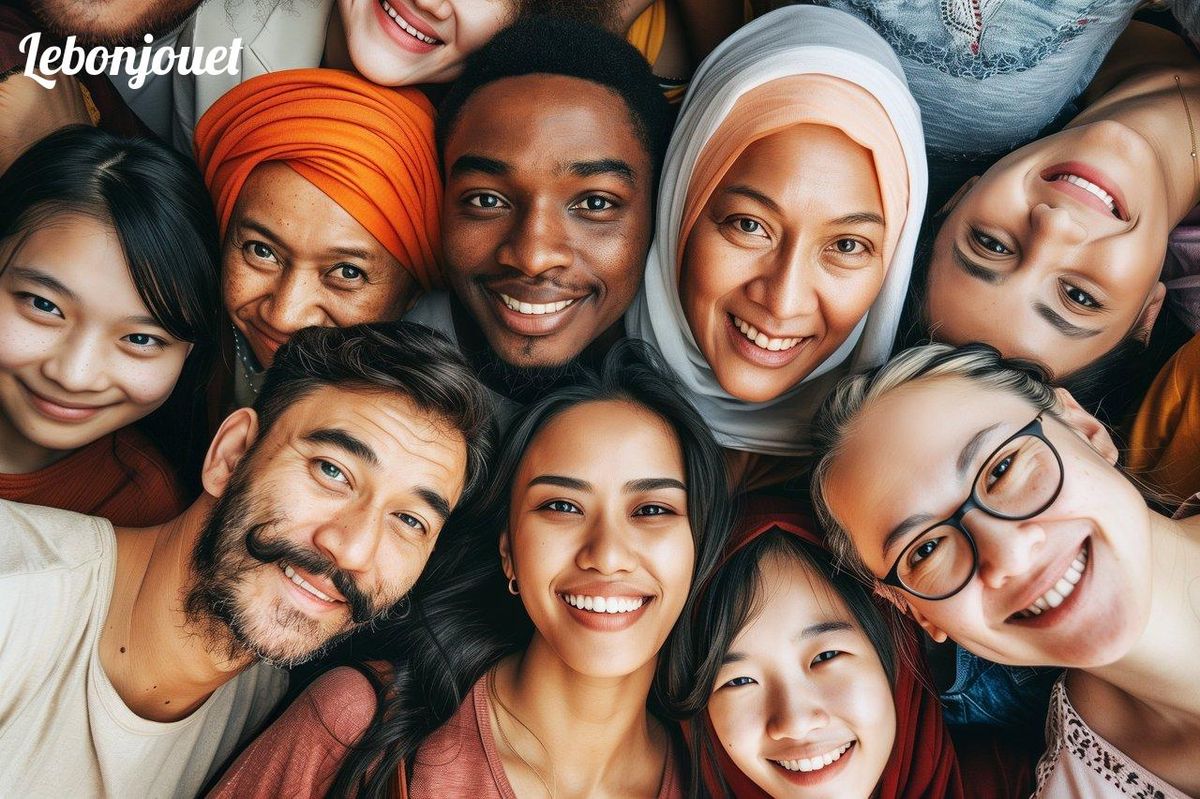 Unis par la diversité, les visages reflètent la richesse du plurilinguisme dans l'éducation.