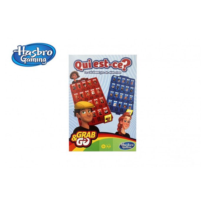 Jeu de société - jeu de plateau.  Hasbro - Qui Est-ce ? Version Voyage Grab & Go Hasbro