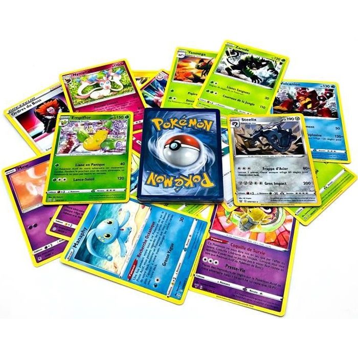 Lot de 20 cartes rares Pokémon