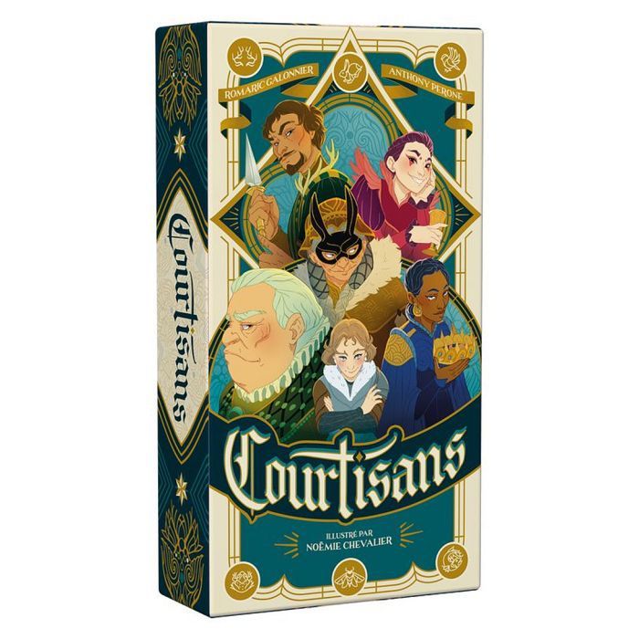 Courtisans le jeux de strategie - BLACKROCK EDITIONS - CAT080CO - Bleu - Carton / Papier - Dès 8 ans