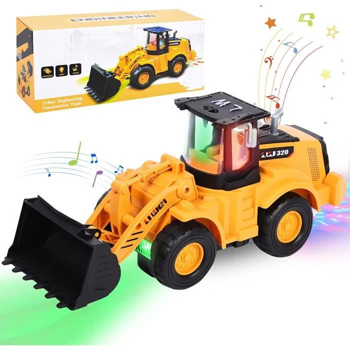Véhicules de Chantier Jouets EnfantsCamion Jouet Jeux Enfants 2 Ans Vehicules Voiture Jouets Cadeau pour Enfants de 18 Mois et