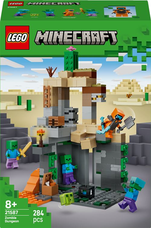 LEGO® Minecraft® 21587 Le Donjon de zombies