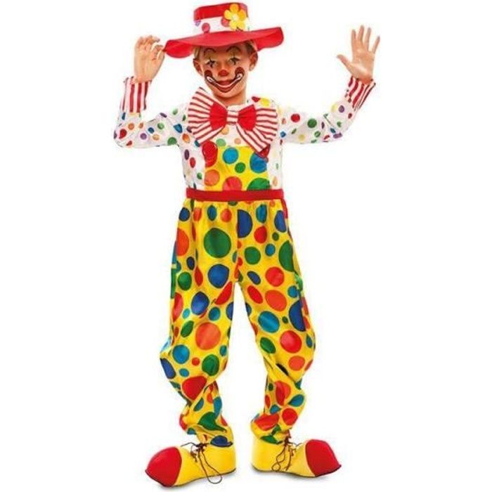 Déguisement - Petit Clown à Pois - Enfant - Multicolore - Intérieur