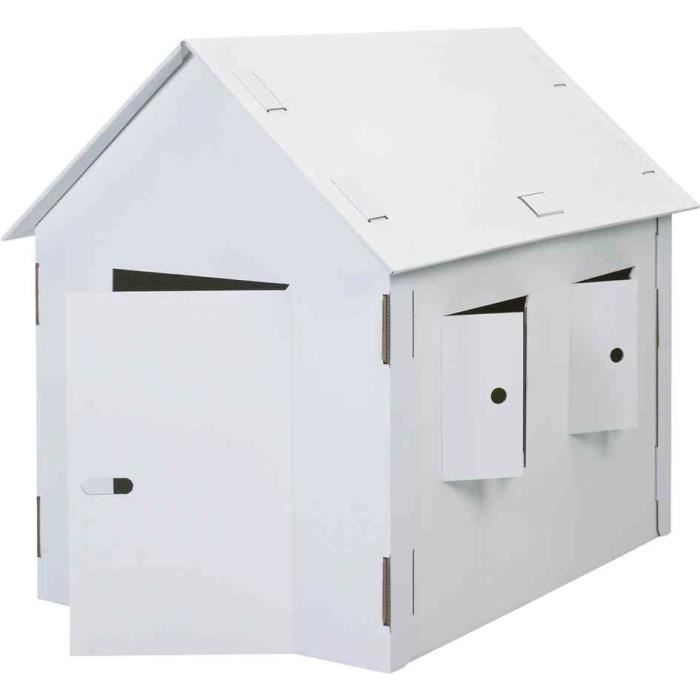 Maisonnette de jeu XXL - JOYPAC - KREUL - Carton ondulé - Montage facile - Extérieur enfant