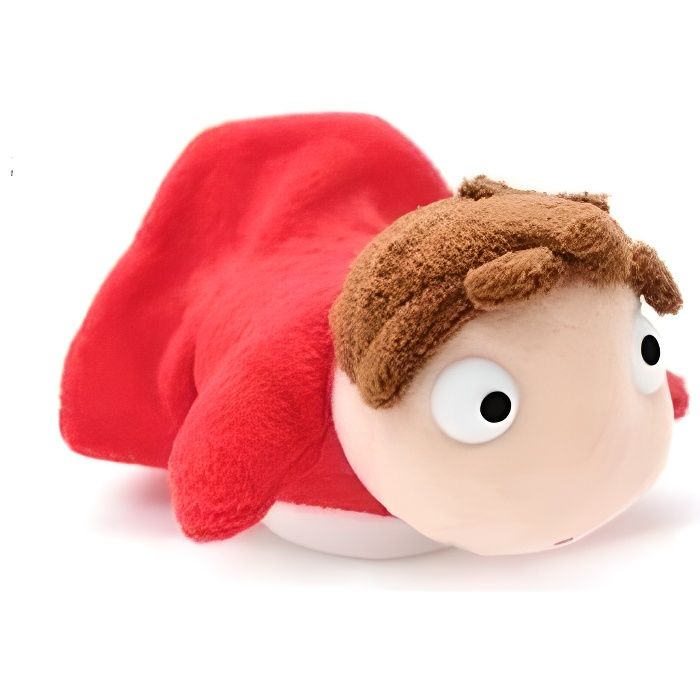 Peluche Ponyo Sur La Falaise - STUDIO GHIBLI - Plush - Rouge et beige - 14 ans