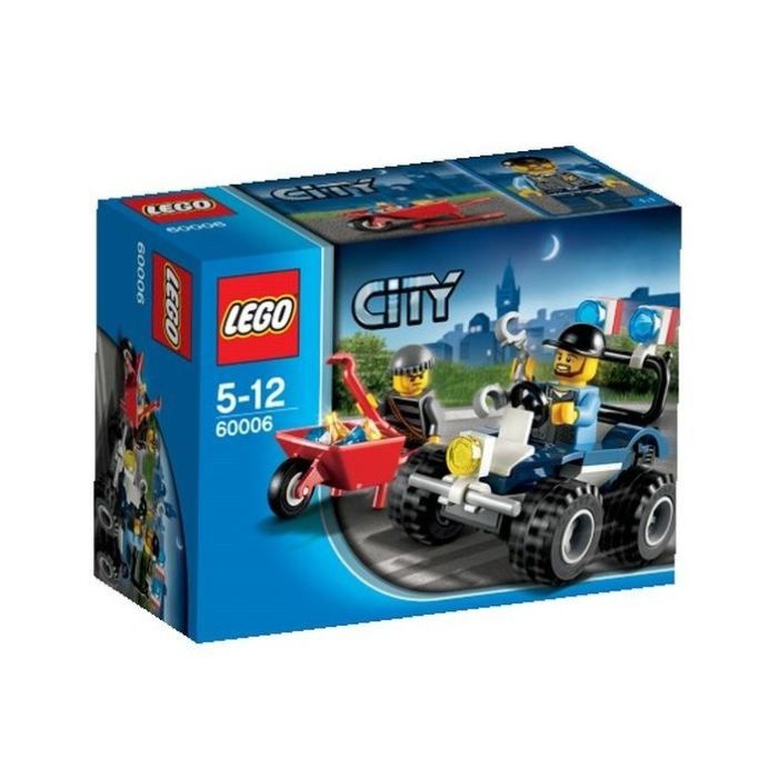 LEGO city 60006 - Le 4x4 de la police spéciale LEGO - Garçon - A partir de 5 ans - Livré à lunité
