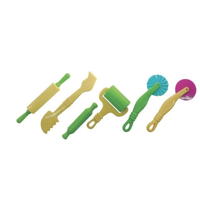 Graine Créative - Outils de modelage pour pâte à modeler 6 pièces
