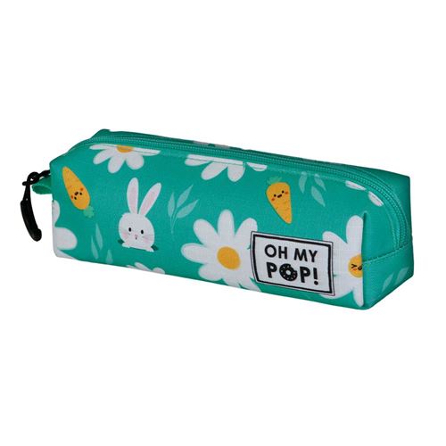 Oh My Pop! - Trousse - ventilateur, 2,2, carré - Ripstop - turquoise - Fleurissant