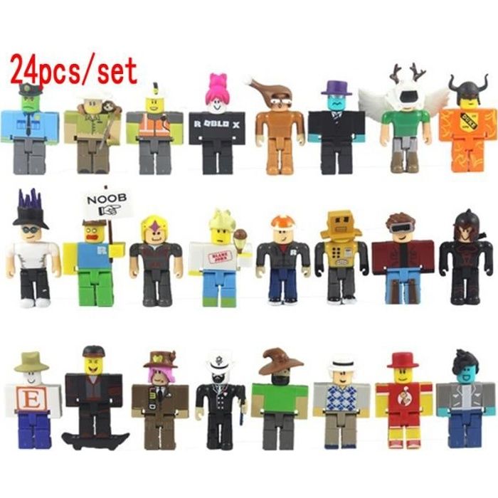 Ensemble de 24 figurines daction ROBLOX - PVC - 7 cm - Collection cadeau