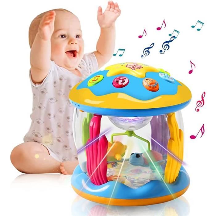 Jouet Enfant Jeux Bebe - ZGEER - Apprentissage Précoce - Musique/Lumière - 6-18 Mois