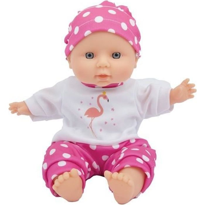 Poupon souple - NO NAME - Camilla - 30 cm - Rose - Pour enfant à partir de 3 ans - Compagnon favori