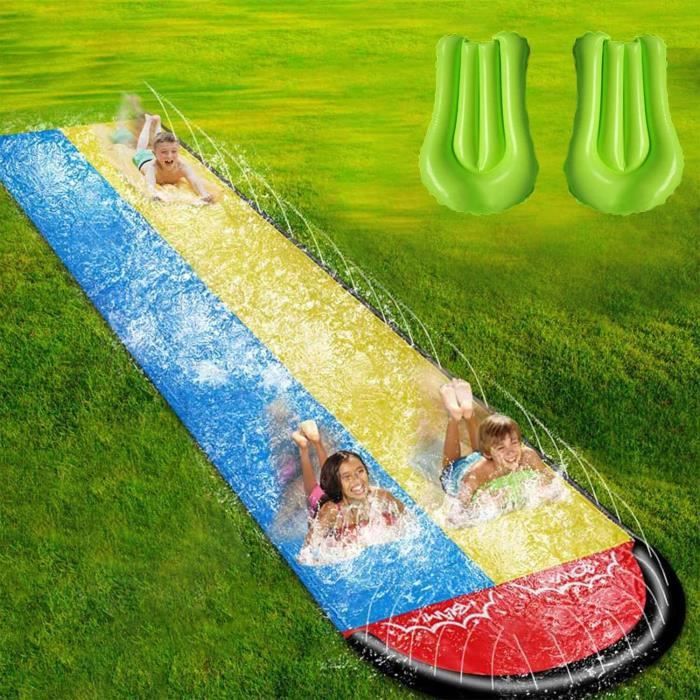 Jeu deau - Tapis double de jeu deau Surf - PVC Super épais et résistant - Planche de surf doubles offertes