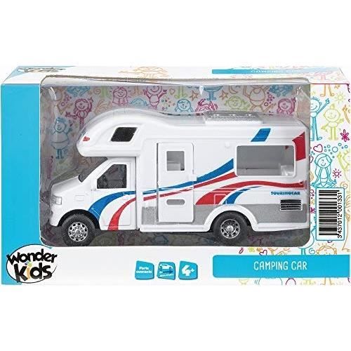 Véhicule - WONDERKIDS - Camping Car - Rétro-friction - Intérieur - Pour enfants 3 ans et plus