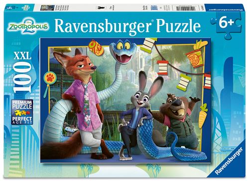 Puzzle 100 pièces XXL Ravensburger Zootopie
