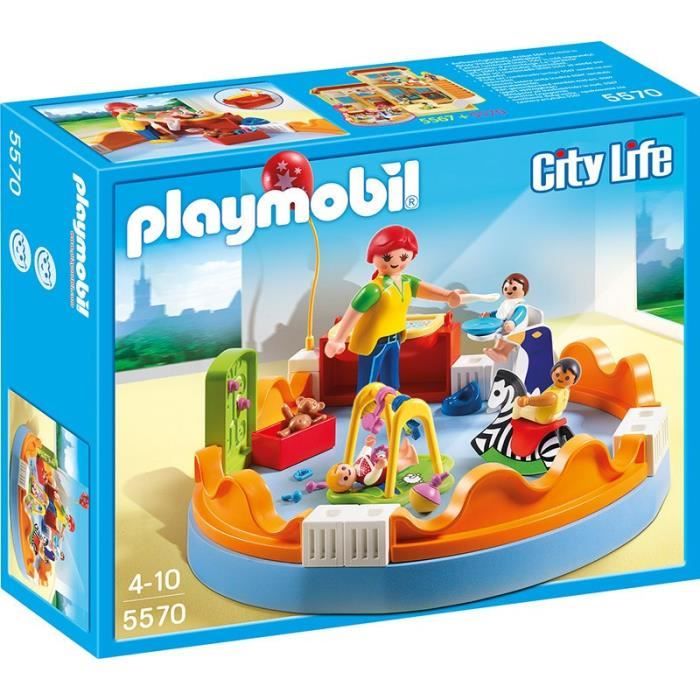 PLAYMOBIL 5570 - City Life - Espace Crèche avec Bébés