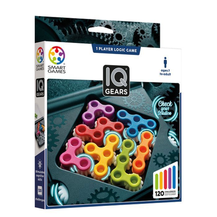 SmartGames IQ Gear casse tete - SMART GAMES - SG 307 - Jaune - Plastique - Dès 7 ans