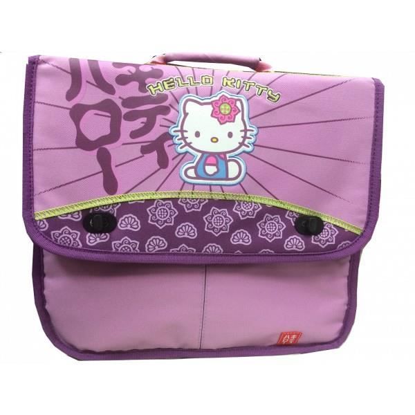 Cartable - SANRIO - Hello Kitty - 36 cm - Polyester - Rose/Violet