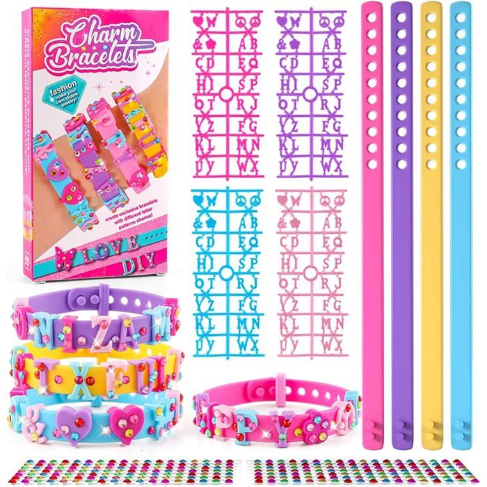 Cadeau Fille 5 6 7 8 9 10 11 12 Ans Kit Bracelet Jouet Enfant 6-8 Ans Activité Manuelle Enfant Loisirs Créatifs Fille 10 ans