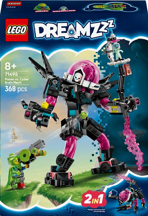 LEGO® DREAMZzz™ 71495 Mateo contre le robot Cyber cerveau
