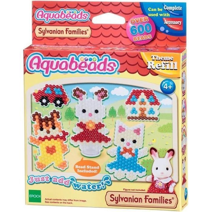 Aquabeads - AQUABEADS - Coffret Sylvanian Families - Mixte - Plus de 600 perles - Technique unique et originale
